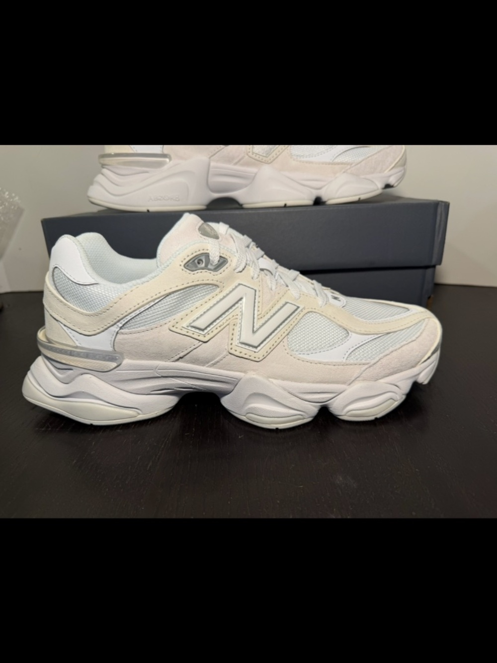 New Balance 9060 Shoes Sneakers U9060277 Reflective/White Mens 11.5D